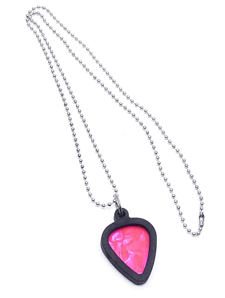 TUOREN Guitar Pick Holder Necklace with 3 Stainless Steel Picks and Colorful Celluloid Picks for Electric and Guitar, Bass, Ukulele, Guitarists,