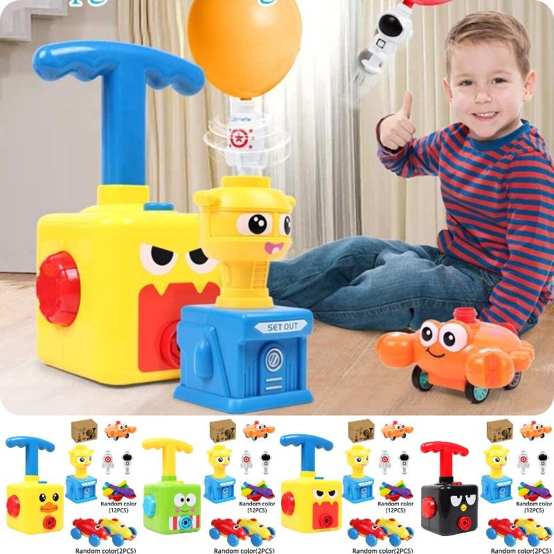 Power Balloon Car Hot Selling Children's Toy With Inertial Press Function