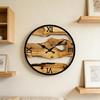 Decorative Wall Clock,Silents Battery Operated Wall Clock Silents None Ticking Wall Clocks Sweeps Movement Easy To Read