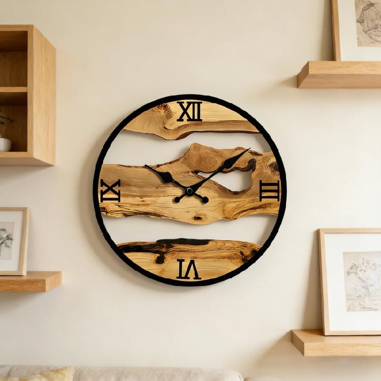 Decorative Wall Clock,Silents Battery Operated Wall Clock Silents None Ticking Wall Clocks Sweeps Movement Easy To Read