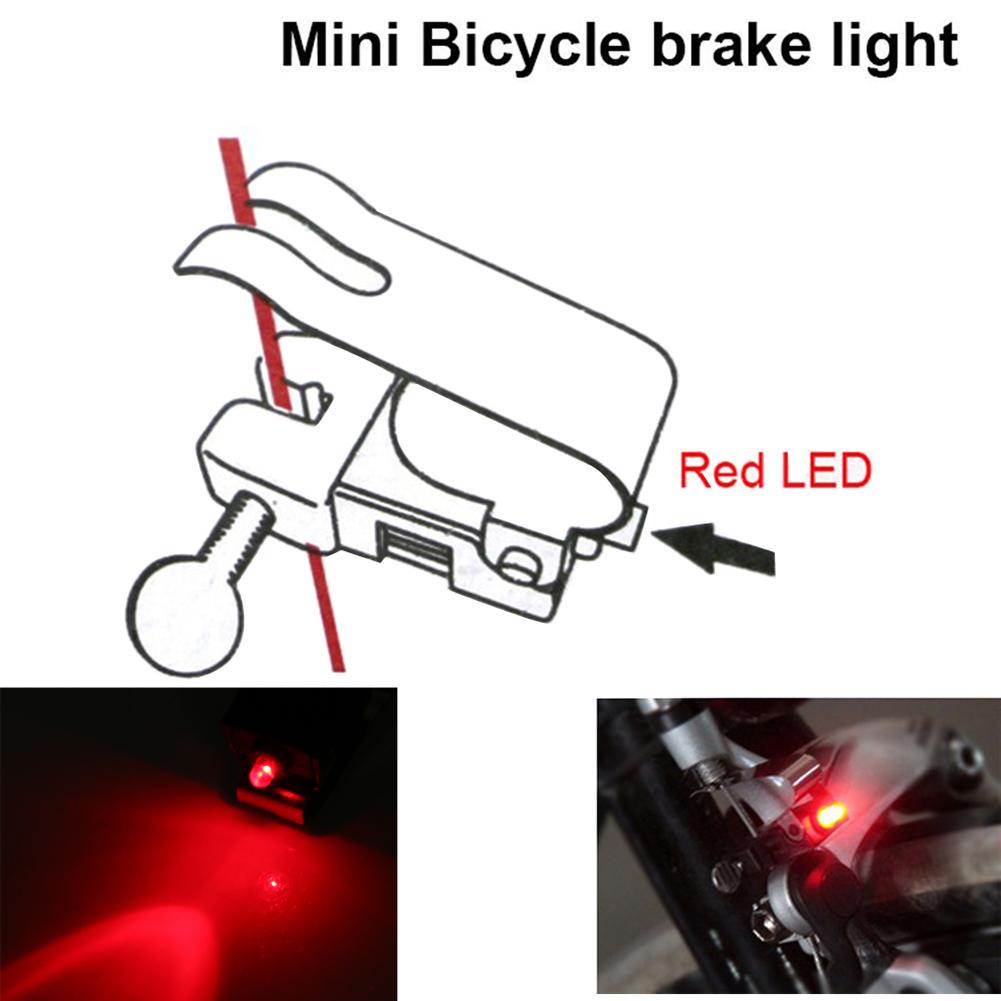 x1 LED Bike Brake Light Mount Tail Rear Bicycle Cycling Safety Warning Lamp x1 LED Bike Brake Light Mount Tail Rear Bicycle Cycling Safety Warning Lamp