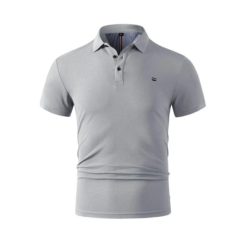 Nouveau Polo à Manches Courtes Brodé Décontracté et Tendance pour Homme Haut Haut de Gamme pour Affaires Été Confortable Polyvalent