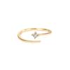 Trendy Adjustable Open Diamond Stacking Ring for Women - Elegant Niche Design, 2022 Style