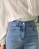 Women's Fashion High-Waisted Micro-Flare Jeans - Summer Thin, Elastic, and Versatile Design