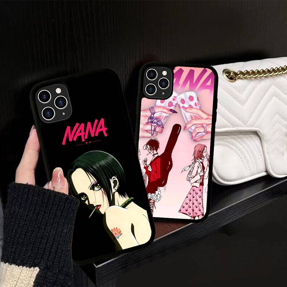 Anime Cool Nana Osaki Phone Case For iphone 11 12 13 14 15 Pro Max 17 16 Plus Hard PC+TPU Back Cover