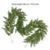 Christmas Tips Cedar Garlands, Anna's Whimsy Artificial Pine Cypress Greenery Garland, Christmas Decorations Holiday Indoor Outdoor Christmas Decor