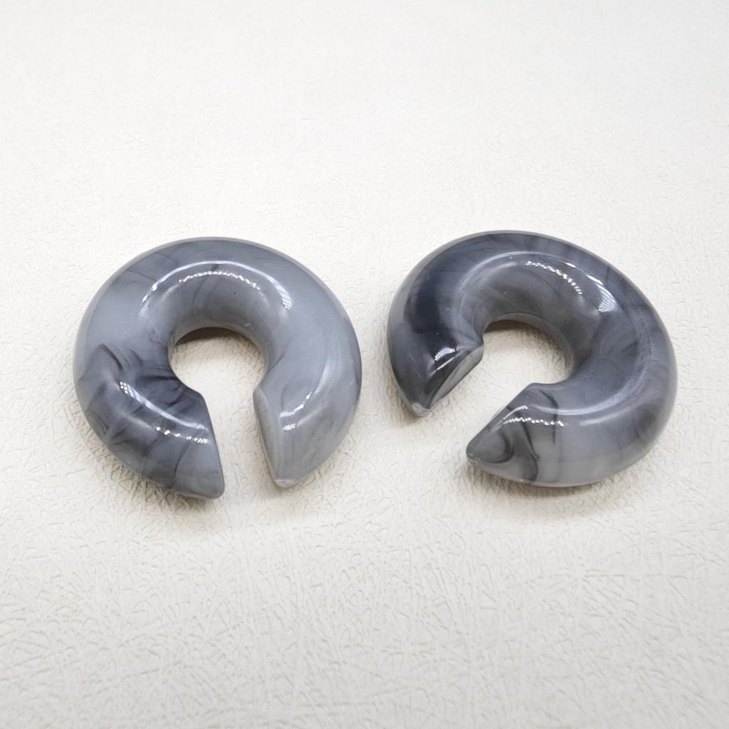Cross border European and American women's colorful threaded ear clips without ear holes exaggerated ear bone clips and earrings