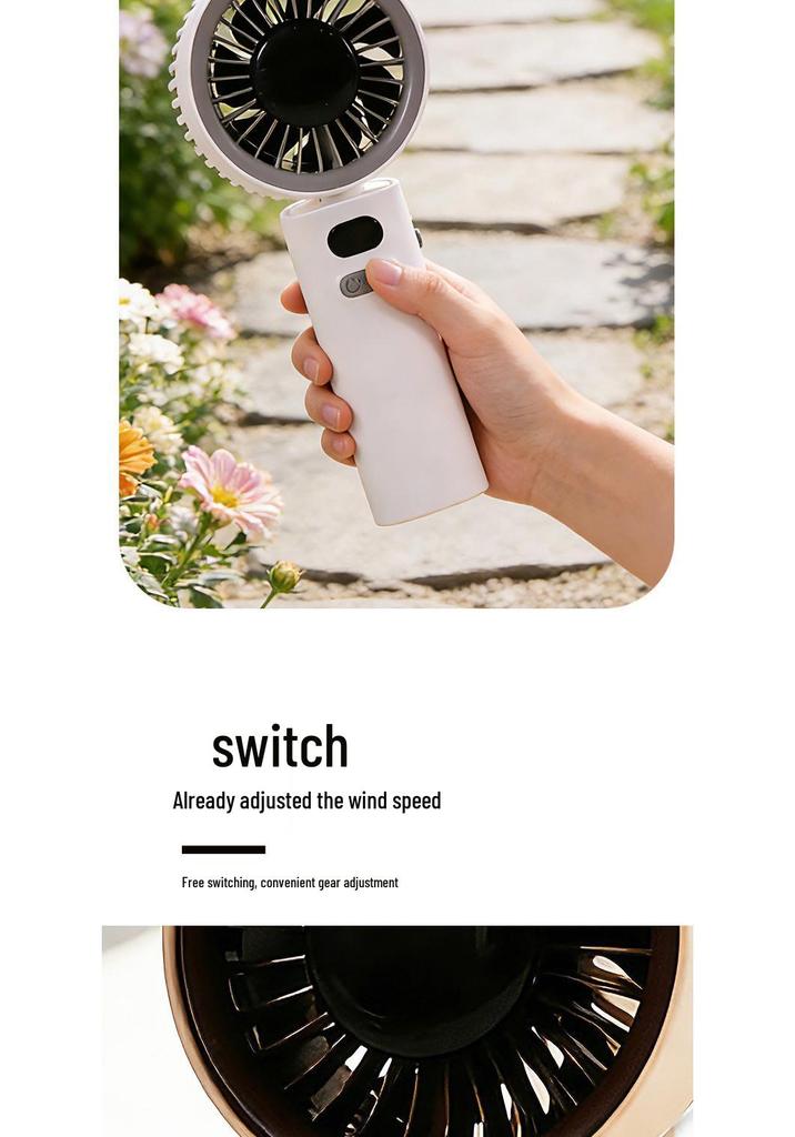 High-Speed Portable USB Mini Handheld Fan – Ideal for Outdoor, Desktop, or Student Use