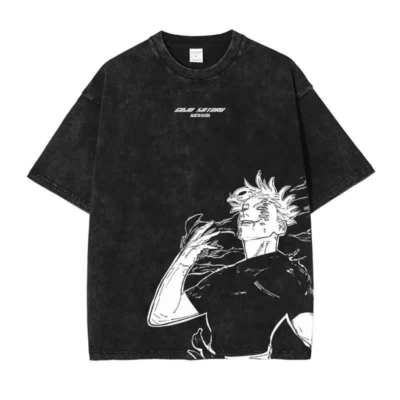 2026 Jujutsu Kaisen CHOSO Maglietta Stampata Uomo e Donna Maglietta Lavata Cotone Vintage di Alta Qualità Top Y2K