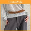 Fashion Pu Leather Belt For Women With Metal Pin Buckle For Casual And Office Wear