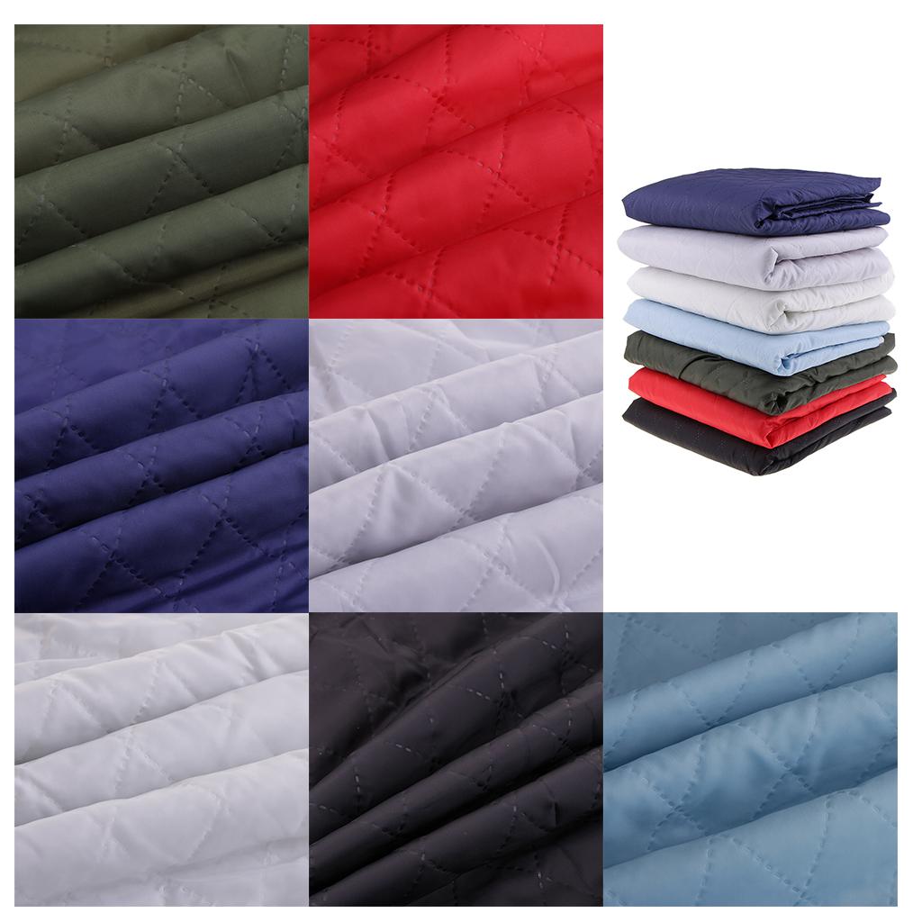 DIY Crafts Quilted Fabric Double Faced Polyester Taffeta Lining for Cotton Coat Dress Collar and Cushion Making