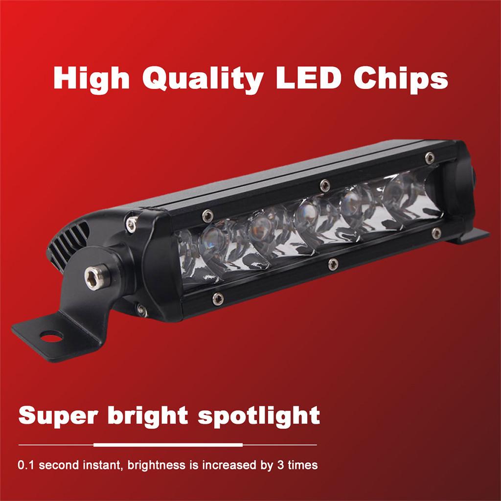 Buy 7 Inch 30W Single Line 6 LED Car Light Bar Driving Lamp IP67