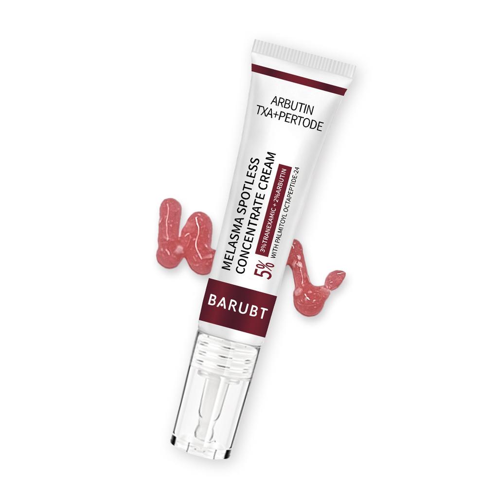 Bělící koncentrát na tmavé skvrny, hluboce rozpouštějící, přírodní extrakce, účinný krém na odstranění pigmentu, krása