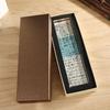 Heavy Enough Clear Crystal Paperweight Rectangle Pressing Paper Flat Writing Town Ruler Flat Bottom Smooth Surface