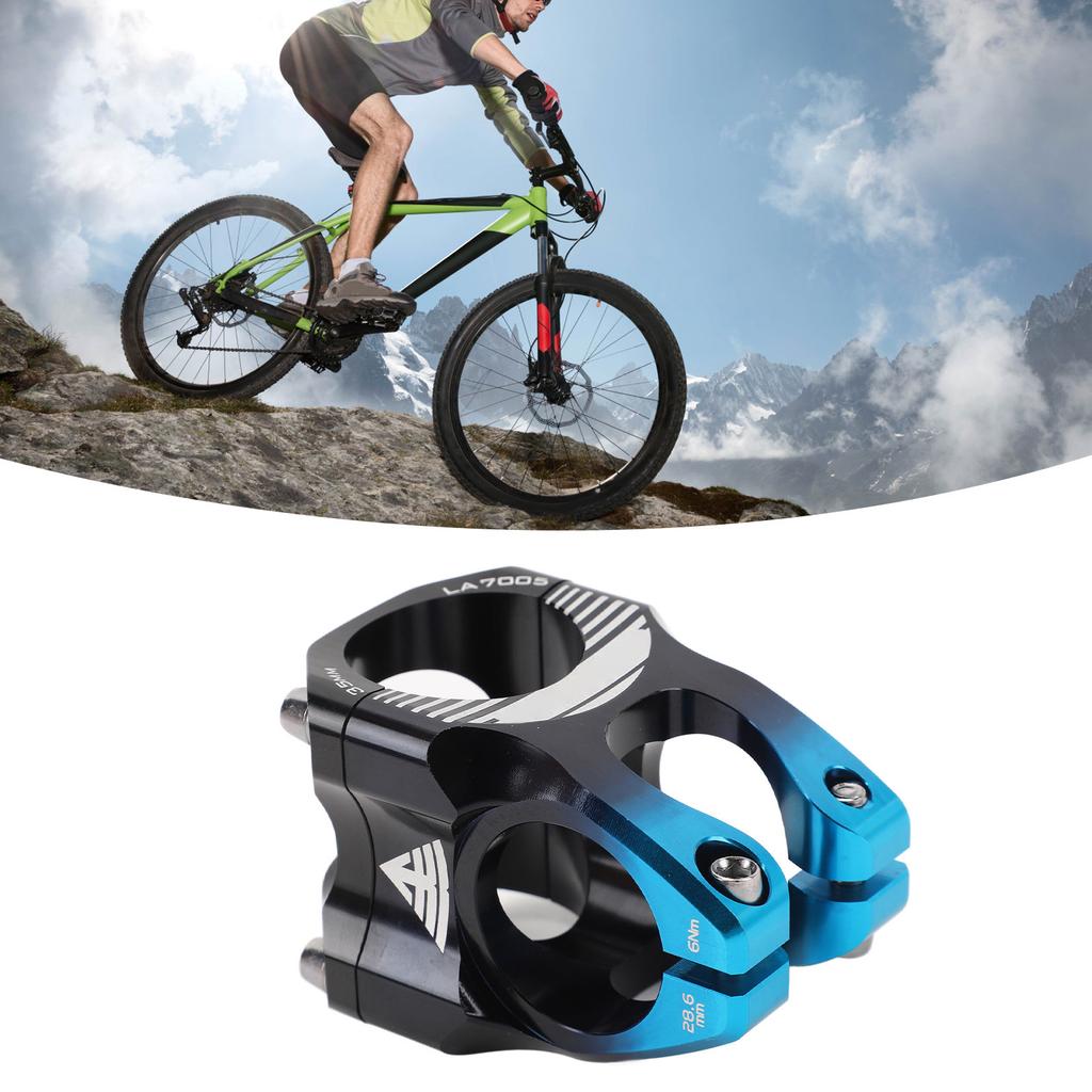 31.8mm Bike Stem Aluminum Alloy CNC Hollow Mountain Bike Short Handlebar Stem for Road Bikes Fixed Gear Bikes Cycling