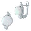 Silver Earrings with Opal 1.833ct (1962992)