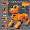 Remote Control Robot Dog Toy Programming Electric Smart Robot Dog Educational Touch Interactive 2.4GHz RC Stunt Puppy Toy with Music Toddlers Boys