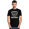 Custom Mens Apparently Were Trouble When We Are Together Who Knew T Shirt ShortSleeve Cotton Tshirt Trendy Tshirt Summer Tee