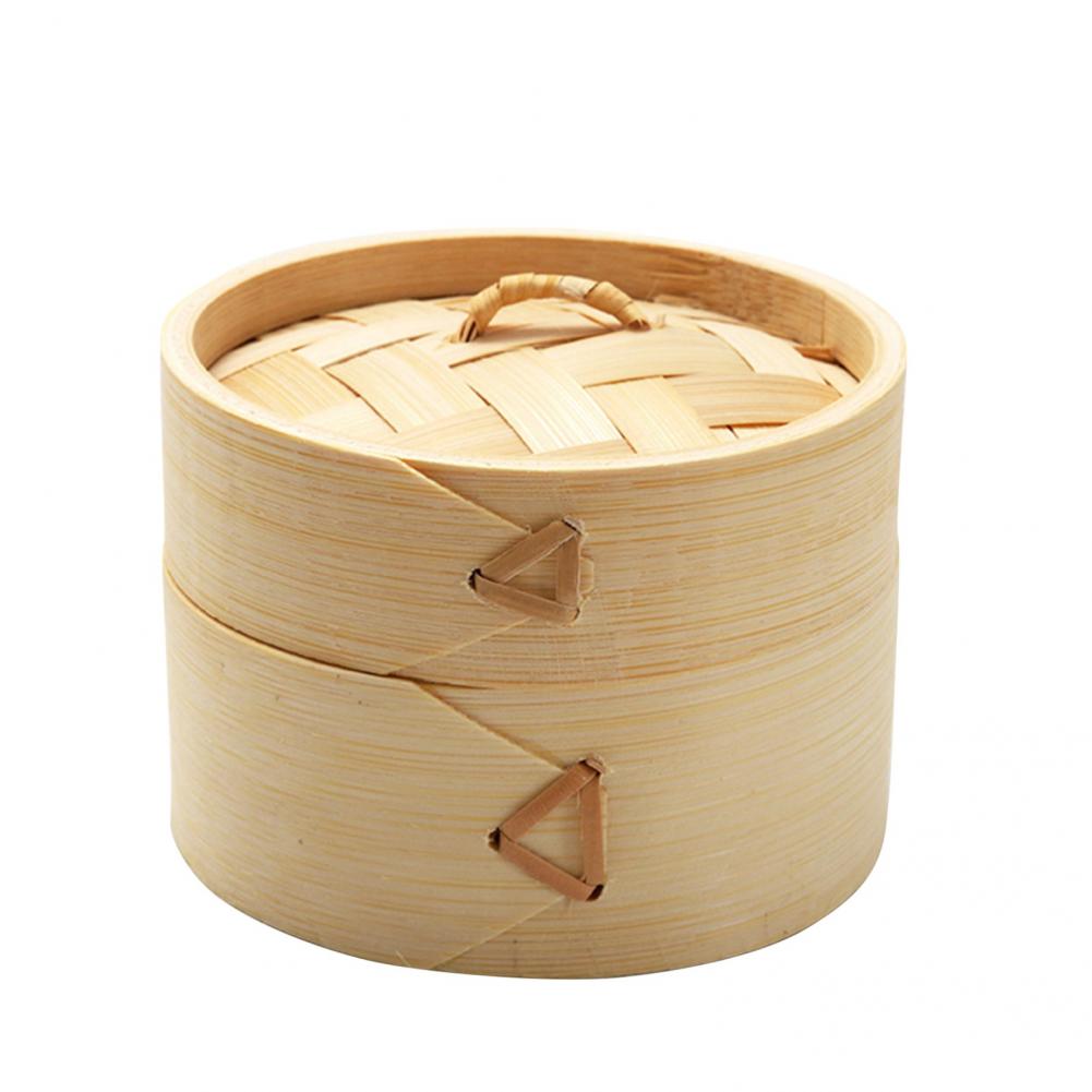 Great Steamer Reusable Bamboo Steamer Decorative Chinese Style Asian Kitchen Bamboo Steamer Basket