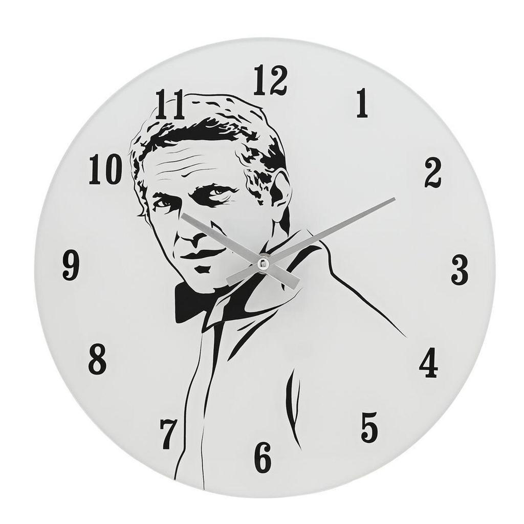 Hometime Iconic Collection Skleněné nástěnné hodiny 30cm Ikona skvělých 60. let