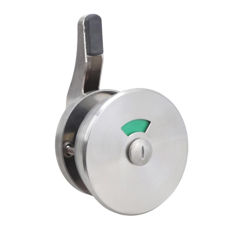 Privacy Indicator Lock Steel Bathroom Door Handle with Easy Installation Commercial Restroom Lock for Home & Office Use