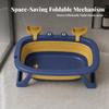 Pet Bathing Basin Foldable Dog Bath with Drain Portable for Bathroom, Small Pets