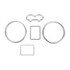 LX0E Gauge Rings Trim for MKIV Bezel Trim Automotive Interior Accessories