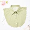 Unisex Half Shirt Detachable Collars for Mens Business Sweater Blouse Tops Striped Fake Collar For Women Neckwear Decor