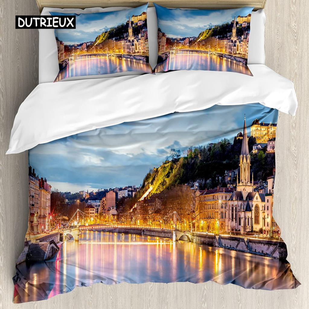 Totenkopf Bettbezug Set Einzelgröße Motte Gedruckt Gothic Stil Bettbezug, Zuckerschädel Muster Botanisches Florales Dekor Bettwäscheset