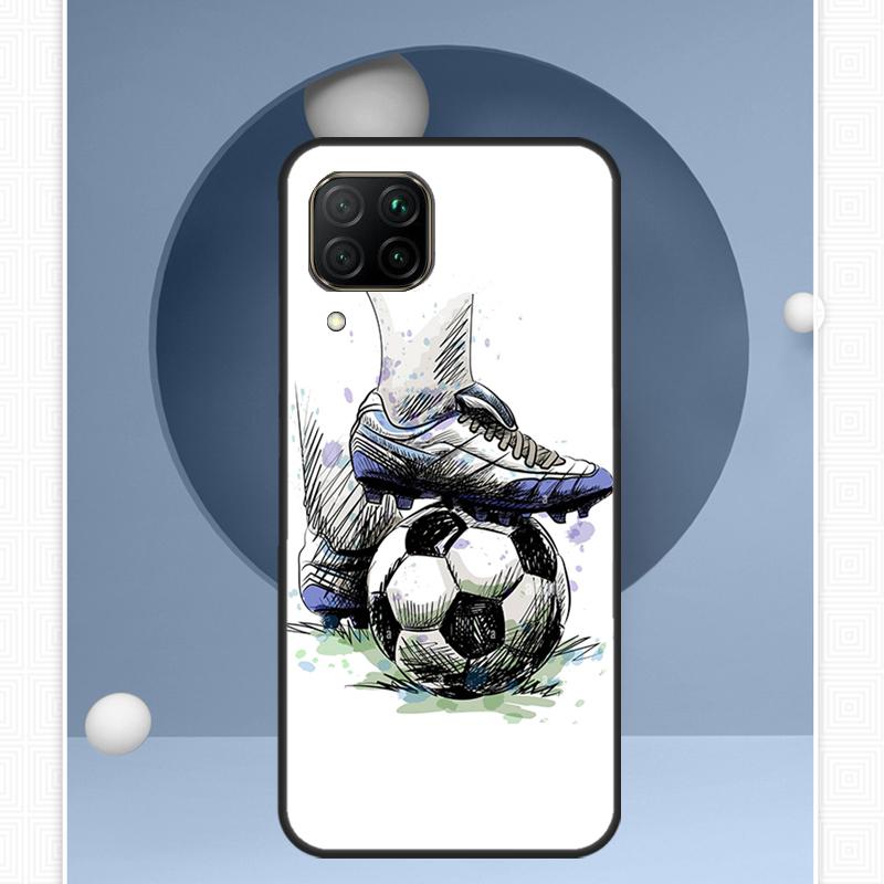 Football For Huawei Nova Y91 Y60 Y70 Y72 Y90 Y61 12s 12i 11i 8i 10 9 SE P20 P40 Lite P30 P60 Pro Case