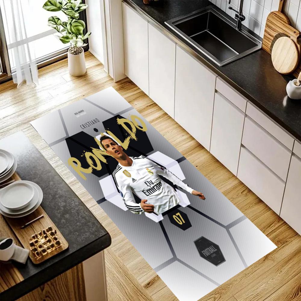 Cristiano Ronaldo Kitchen Floor Mat Long Strip Mat Antislip Machine Washable Suitable For Bathrooms Laundries Home Decoration Carpets