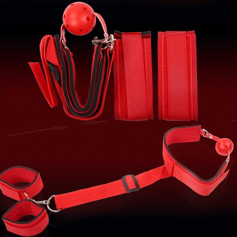 Ženská kožená pouta na krk Náramek Fetish Bondage Erotické sexuální hračky Bdsm omezovač Sexuální hračka pro pár Dospělý Sexy Ga