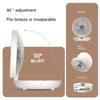 2025Hot Sell 2IN1 Folding Desktop Fan Portable Air Conditioner Wall Mounted Fan Rechargeable with 3 Gears for Home Office