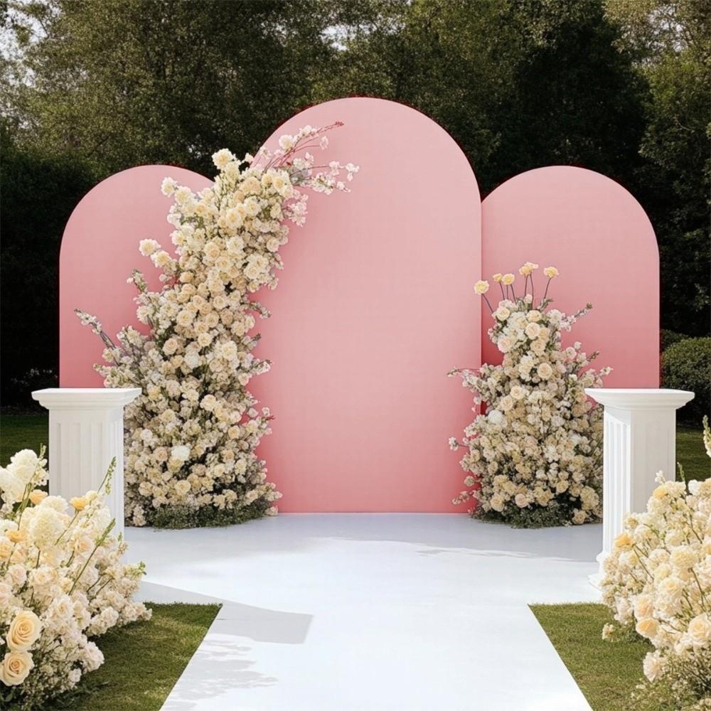 DIY Wedding Arch Cover Polyester Arch Stand Covers Arch Backdrop Cover  Birthday Party Photo Props