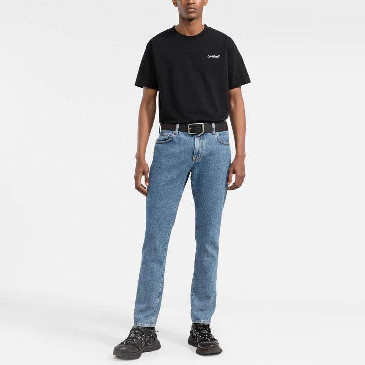 OFF WHITE For All Slim Tee OMAA027C99JER0091001