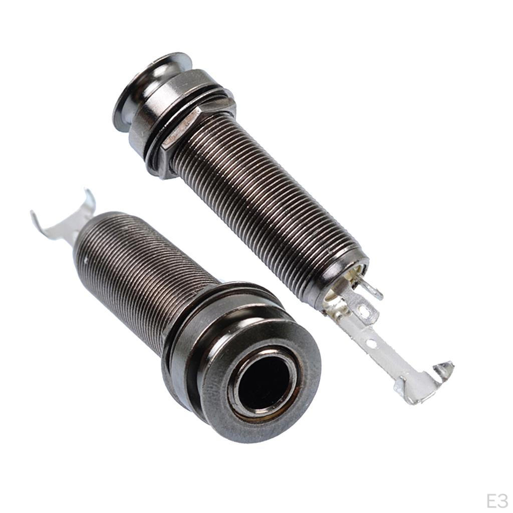 .35mm 1/4inch Thread Cylinder Output for Acoustic Folk Guitar