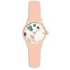 [Q9013] - 'Miss Tokyo' Designer Watch Pink White - 3.8 Cm