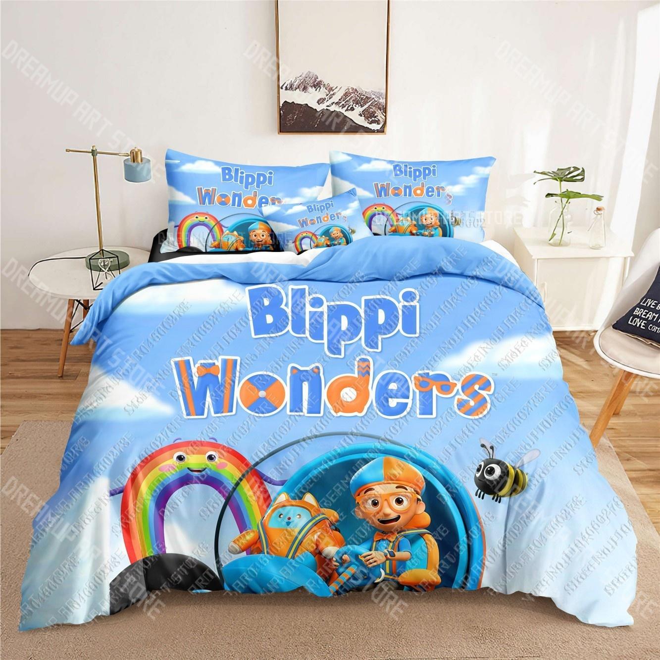 

Blipi Wonders 3D Bedding Sets print duvet cover Adults children bed comforter birthday gift dropshipping EU Single 90x200cm