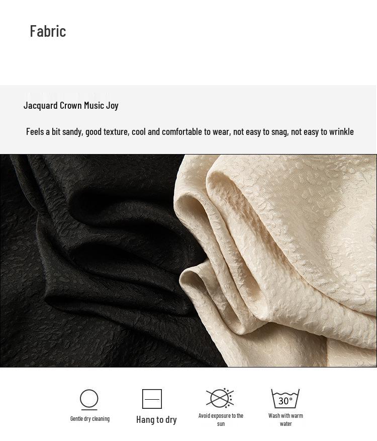 Damen-Set aus französischer Maulbeerseide: Camisole & Langer Rock - Frühjahrs-/Sommer-Mode
