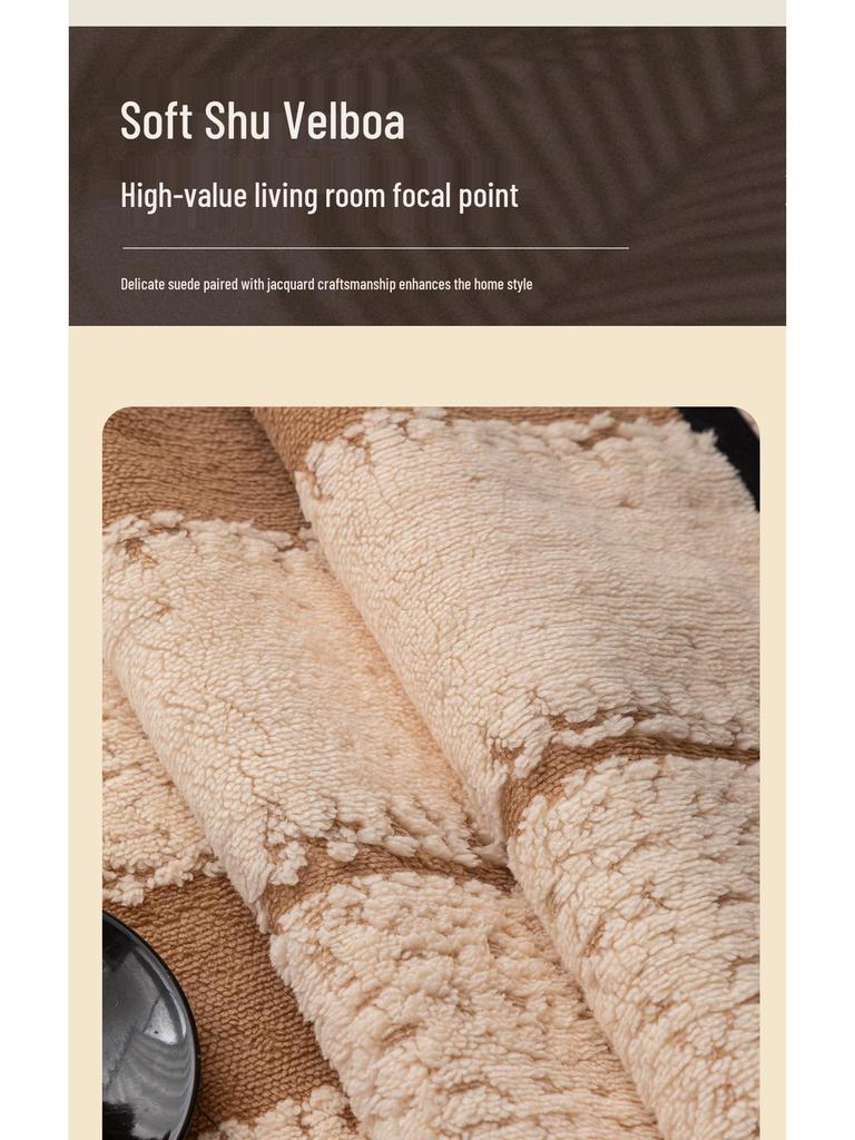 Verdickter Plüsch-Leder-Sofabezug - Rutschfest, Kratzfest für Katzen, Herbst/Winter 2025