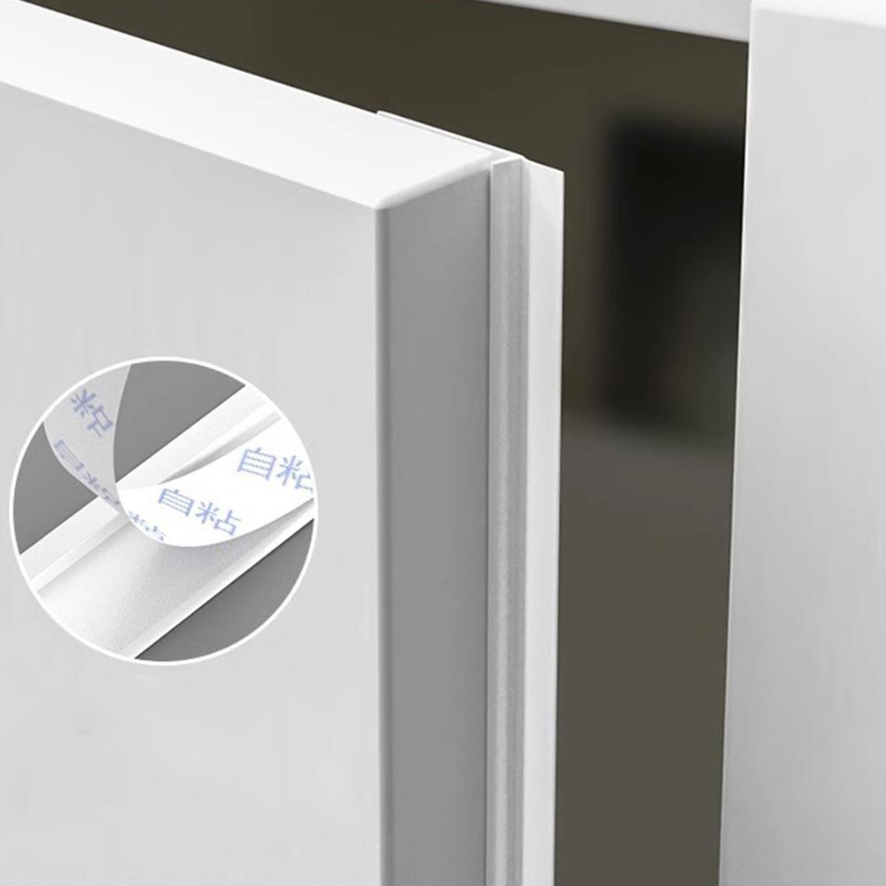 Silicone Cabinet Door Strip Self-Adhesive Blackout Strip Wardrobe Door Dust-proof Strip  Furniture