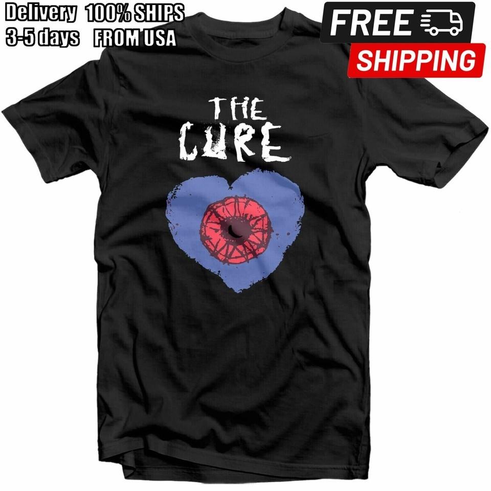 The Cure Friday I#039m In Love Music Band TShirt Black Men  All Size C029 XXXXL