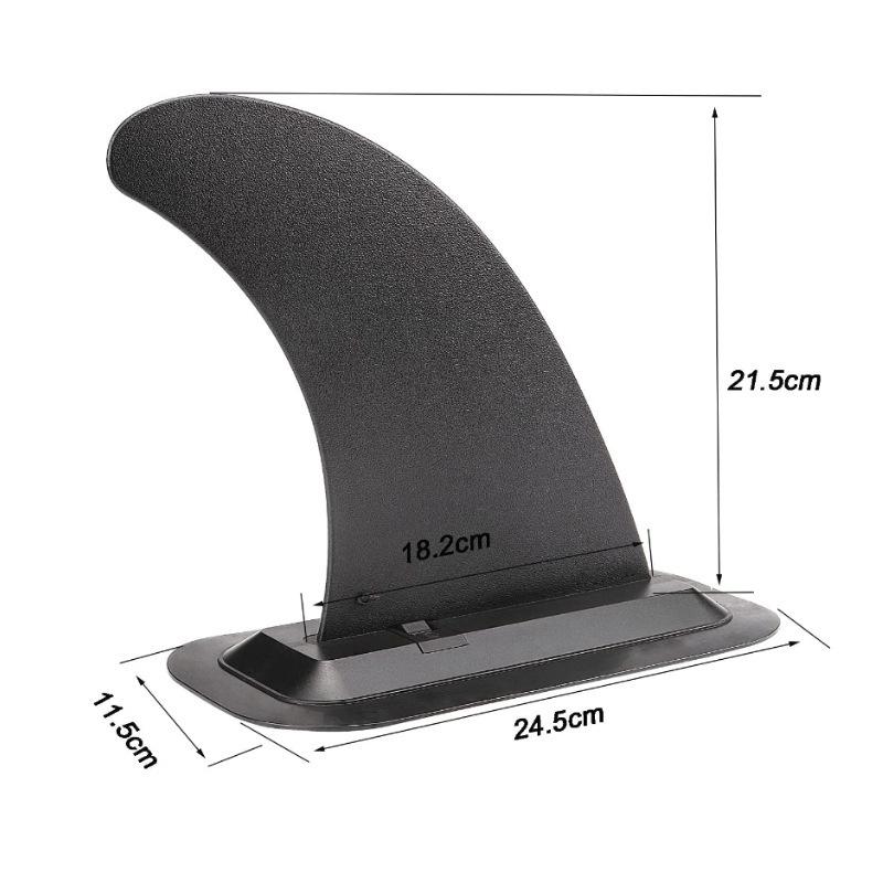 Inflatable SUP Paddleboard Slide-in Fishtail Fin - Removable Water Diverter