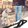 EXCELLENT ELITE SPANKER Nylon Dog Lead for Medium Shock Large 2 Handles Dogs, Absorption, Dogs, Training, Retractable, Walking, (Black)
