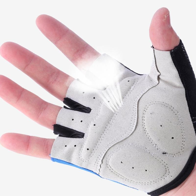 2pcs Breathable Comfortable Gloves Men Sports Gloves Motorcycles Cycling Mittens for Road Cycling Long Distances