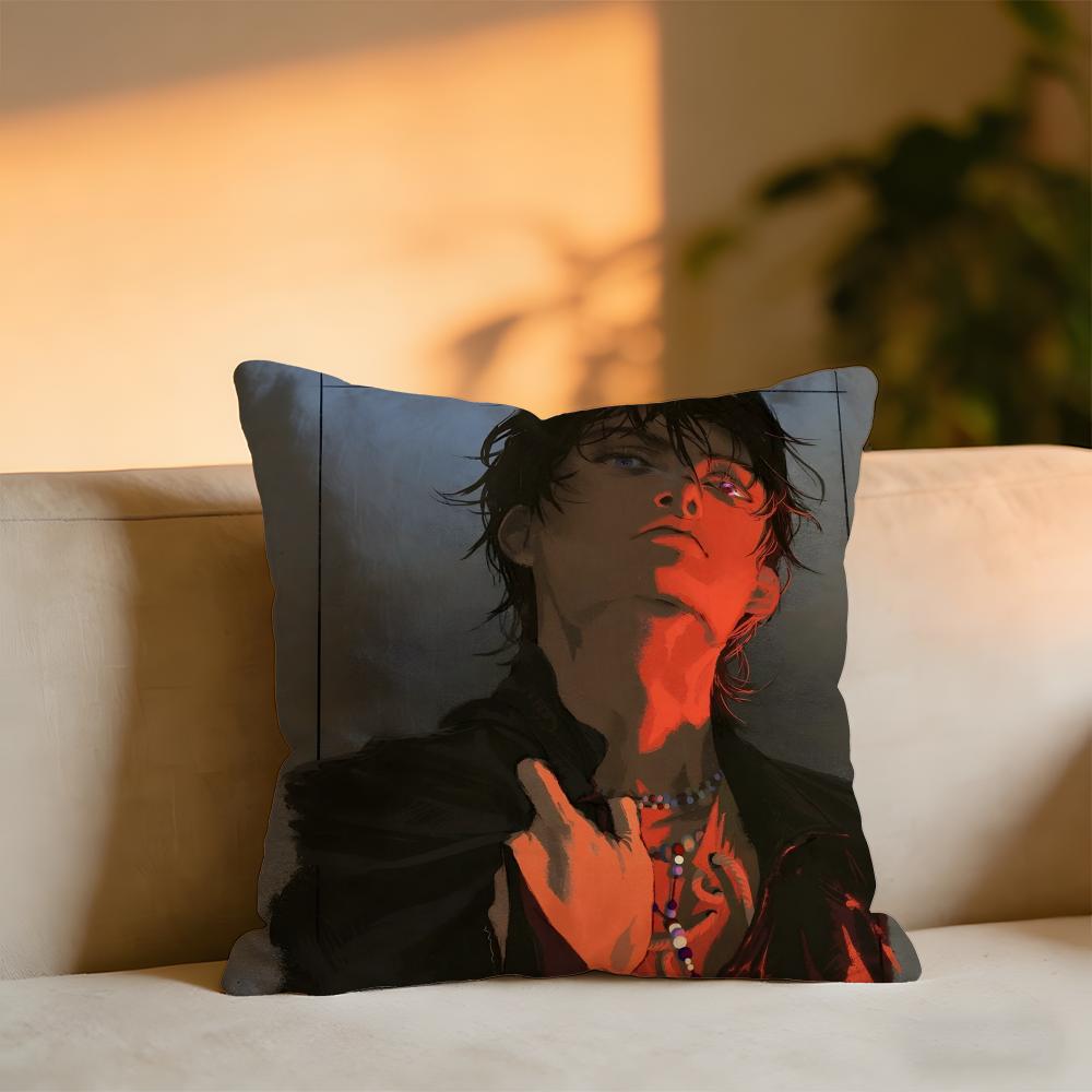

Dustcovered Epic Art Illustration Cushion Cover Cozy Velvet Throw PillowSoft Warm Cushion For Sofa Bed 30X30cm