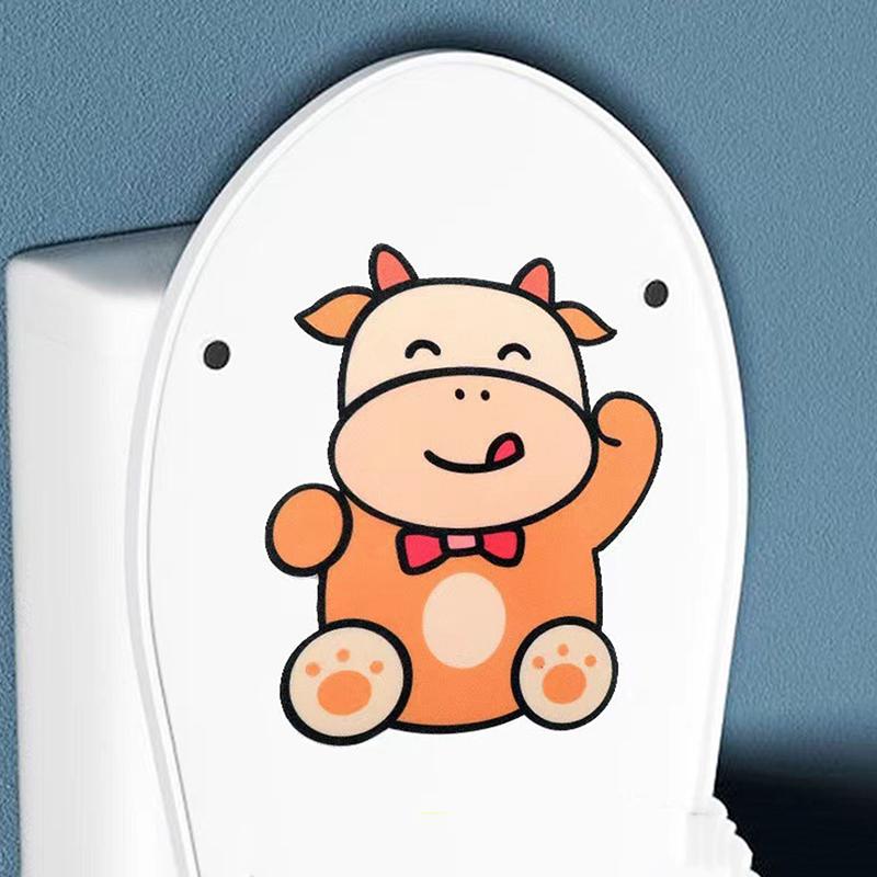 Autocolant Dezodorizare Toaletă Desen Animat Feutru Dezodorizare Toaletă Autoadeziv Parfum Toaletă Baie Autocolant Adeziv