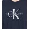 Calvin Klein Jeans Letter Embroidery Comfortable Crew Neck Short Sleeve T-Shirt Men Tops Navy-Blue 40EM289-CEF