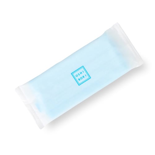 Oji Timely Heavyweight Disposable Hand Towels, Blue, Large, Premium Quality, Commercial Use, Plain, Antibacterial, Flat, Large, Thick, Simple, Individ