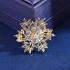 Senior Brooches Flower Leaf Brooch Pins for Women Suit Pendant  Fashion Brooches Jewelry